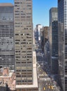 Mid-town Manhattan cityscape Royalty Free Stock Photo