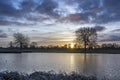 Mid winter sunrise at Bushy Park