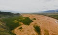 The midair view of Western China, beautiful landscape