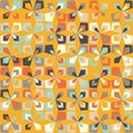 Midcentury geometric retro pattern, vintage colors, retro wallpapers