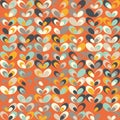 Midcentury geometric retro pattern, vintage colors, retro wallpapers