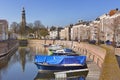 Middelburg with the Lange Jan church tower in The Netherlands