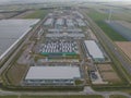 Middenmeer , 29th of August 2022, The Netherlands. Microsoft AMS06 datacenter computing center in Hollands Kroon. Data