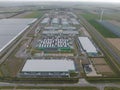 Middenmeer , 29th of August 2022, The Netherlands. Microsoft AMS06 datacenter computing center in Hollands Kroon. Data