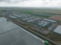 Middenmeer , 29th of August 2022, The Netherlands. Microsoft AMS06 datacenter computing center in Hollands Kroon. Data