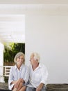 Middle Aged Couple On Verandah Royalty Free Stock Photo