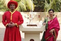 Indian couple in a traditional dress-1