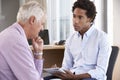 Middle Aged Man Having Counselling Session Royalty Free Stock Photo