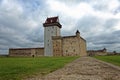 Middle ages Hermann castle in Narva, Estonia. Royalty Free Stock Photo