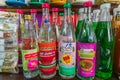 Drinks for sale at a shop in the souk in Nizwa, Oman