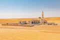 An isolated mosque in the desert of Oman