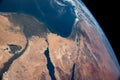 Middle East as seen from space