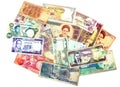 Middle East Banknotes Royalty Free Stock Photo