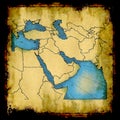 Middle East old map