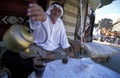 MIDDLE EAST SYRIA BOSRA RUINS PEOPLE TEA