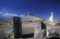 MIDDLE EAST SYRIA HAMA APAMEA RUINS Royalty Free Stock Photo