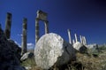 MIDDLE EAST SYRIA HAMA APAMEA RUINS Royalty Free Stock Photo