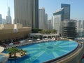 Middle East United Arab Emirates Dubai Marina Address Hotel Swimming Pool Shopping Mall RedBull Cliff Diving Architecture