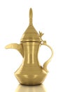 Middle Eastern Arabic Coffee Pot Dallah A symbol of Arabian Hospitality 3D Illustration