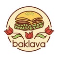 Middle eastern dessert Baklava.