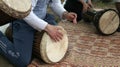 Middle-eastern Drummers Royalty Free Stock Photo