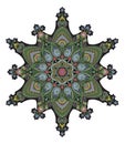 Middle eastern floral pattern motif