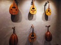 Middle Eastern Oud displayed on a wall | Musical instrument and traditional tool featured in Turkish and Arabic music