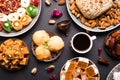 Middle Eastern Sweets, Turkish Delights, Arabic Desserts Royalty Free Stock Photo