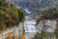 Middle Falls At Letchworth State Park Royalty Free Stock Photo