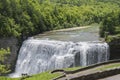 The Middle Falls At Letchworth State Park