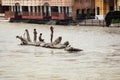 On the middle of the Ganges