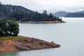 In the middle of Lake Shasta.