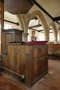 Fairfield Romney Marsh Kent. Church of St Thomas a`Becket