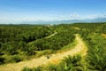 In the middle of the nature a palm oil factory at Sumatra Indonesia Royalty Free Stock Photo