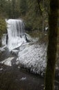 Middle North Falls Silver Falls State Park Royalty Free Stock Photo