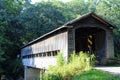Middle Road covered bridge Ohio Royalty Free Stock Photo