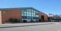 Middle School Building In the suburb Royalty Free Stock Photo