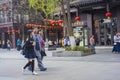 Middle school students in Confucius temple scenic spot.