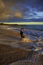 Middleage woman at makena beach