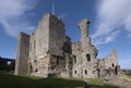 Middleham Castle, Middleham, North Yorkshire, UK. 2nd October 2018 The magnificent ruin of Middlham was once the home of Richard t Royalty Free Stock Photo