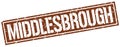 Middlesbrough stamp