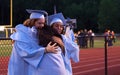 High School Seniors in Tearful Hugs