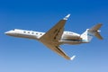 Midea Gulfstream G550 airplane Guangzhou airport Royalty Free Stock Photo