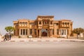 Midelt, Morocco - April 11, 2015. Building of court