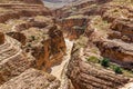 Mides Canyon in Tunsia Royalty Free Stock Photo