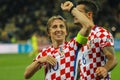 Midfielder of the national team of Croatia Luka Modric Royalty Free Stock Photo