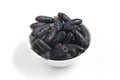 Midnight Long Black Grapes Royalty Free Stock Photo