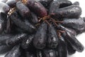 Midnight Long Black Grapes Royalty Free Stock Photo