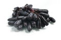 Midnight Long Black Grapes Royalty Free Stock Photo