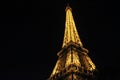 Midnight in Paris, Eiffel Tower Royalty Free Stock Photo